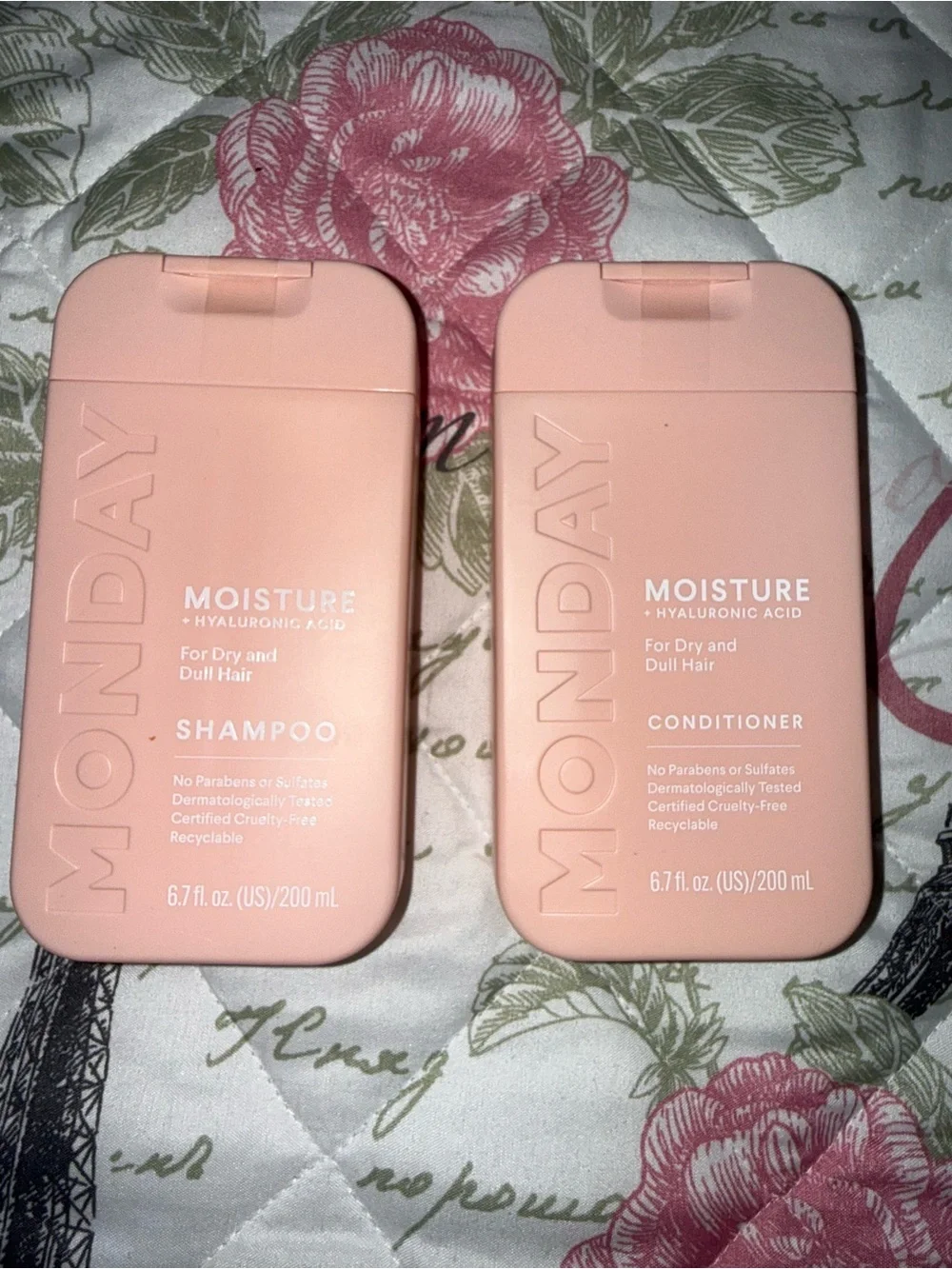 Moisture Shampoo and Conditioner for Dry Hair - 6 oz bottles